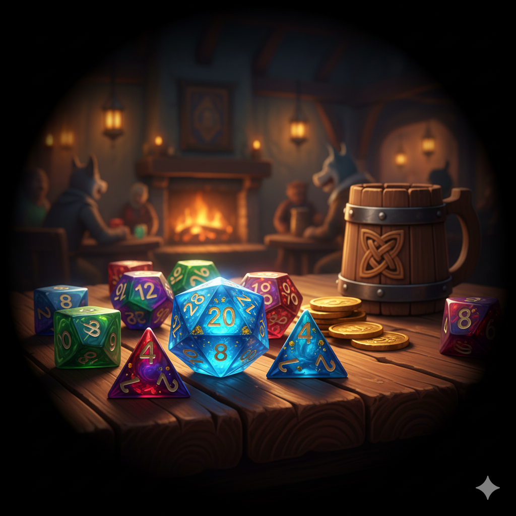 Dice ready to be rolled