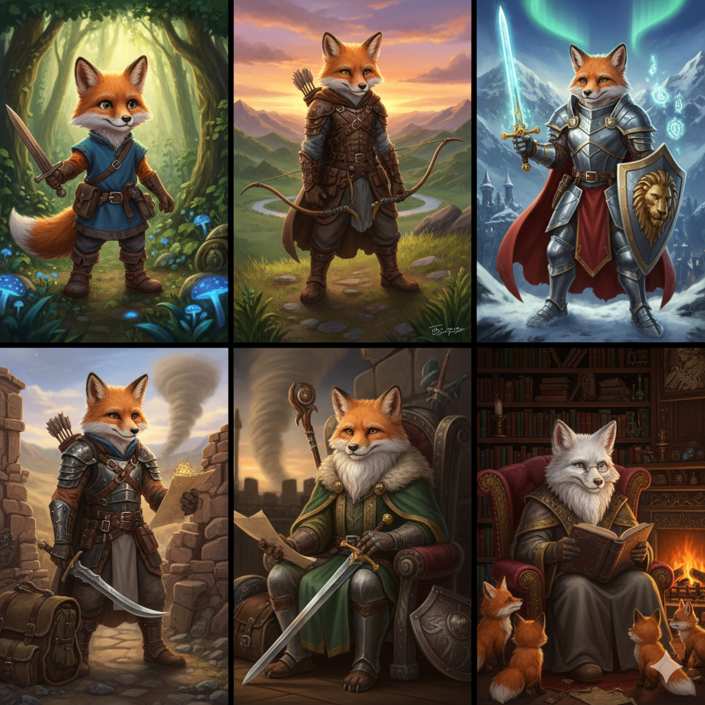 Awakened animal characters