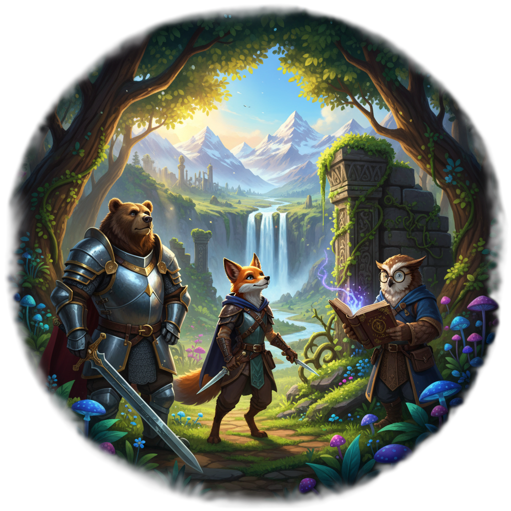 A scene of the world of Qualin